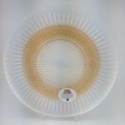 14675/1 Тарелка 28см Вирджиния Жемчужная, золото
