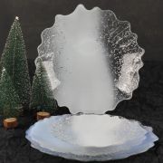 14872/S Тарелка 21см Аура серебро