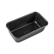 Форма для выпечки хлеба прямоугольная WO HOME Profi Baking 24х14х7 см, сталь, черная