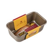 Форма для выпечки хлеба WO HOME Gold Baking 24х14х7 см, сталь, золотистая