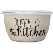 Миска Queen Of Kitchen Metrot 1,10 л, с пластиковой крышкой