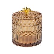Fancy31 Шкатулка стеклянная, шоколад
