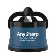 Точилка для ножей AnySharp пластиковый корпус,голубой