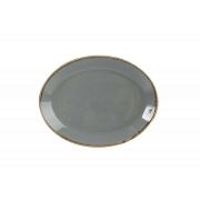 Блюдо овальное Porland Seasons, 30 см, темно-серый