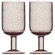 HM-LJ-FL-WGLS-P410-2 Набор бокалов для вина Flowi, 410 мл, розовые, 2 шт.