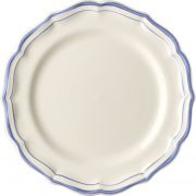 Тарелка десертная Gien Les Filets Cobalt 23см, бел. синий яркий