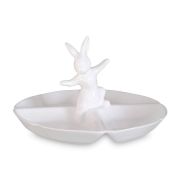 Менажница «Кролик - Озорник» CLAYSTREET, 25 см, Белый