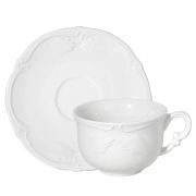 Чайная пара Gien Rocaille Blanc 400 мл/18,5см, Белый, 2 шт