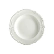 Тарелка суповая Gien Rocaille Blanc 22,5 см, Белый, 4 шт