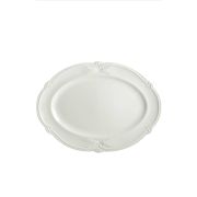 Блюдо овальное Gien Rocaille Blanc 38,5х28,5, см, белый