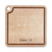 Подставка под горячее, 18х18 см, порфир кремовый