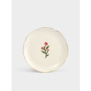 Тарелка десертная «Фиолетовые цветы Gentle flower», керамика, 17 см