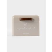 Хлебница Retro бежевая, 20х20х14 см