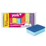 Губки для посуды Колор Люкс YORK 6+1 штук