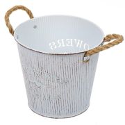 349990	Горшок для цветов металл 13см