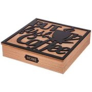 Шкатулка для чая коллекция «coffee & tea time» 24х24х5,5 см
